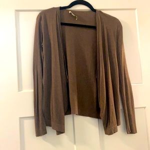 Coffee brown thin cardigan
